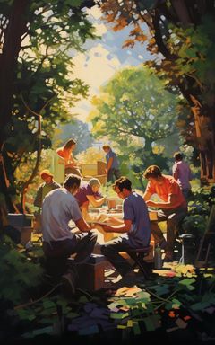 Outdoor Painting Workshop in the Park cover