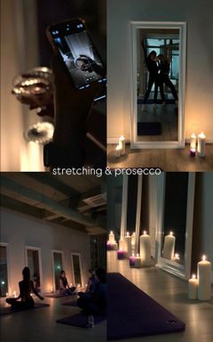 Stretching & Prosecco cover