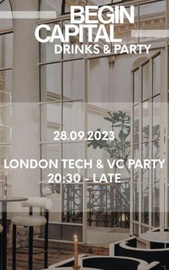 London Tech & VC party cover