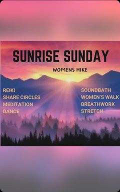 Free Women’s Hike - Sunrise Sunday cover