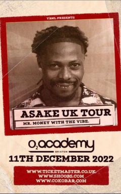 Come with me to Asake Concert Live in O2 cover