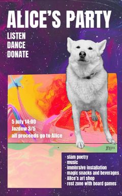 Alice’s party cover