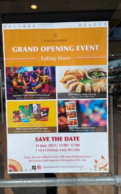 Ealing Locals: TianTian Market Grand Opening cover