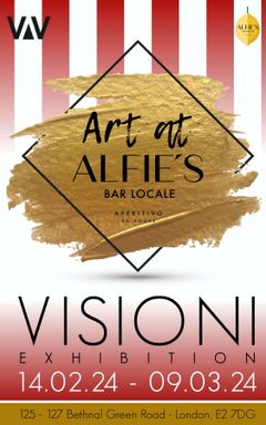 Alfie's: Visioni Exhibition cover