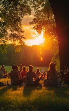 Sunset Yoga at Błonia Park cover