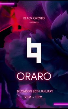 ORARO @B London kicking off for Reunion cover