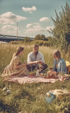 Sunset Picnic by the Vistula River cover