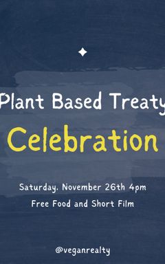 Plant Based Treaty Celebration (Free Food) cover