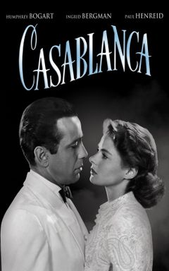 “Casablanca” on a big screen cover