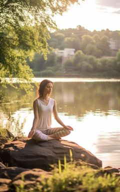 Sunset Yoga by the River cover