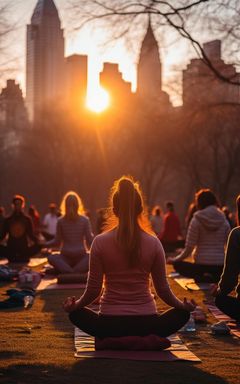 Sunrise Yoga in Central Park cover