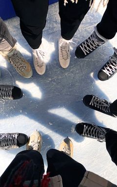 Ice skate together cover
