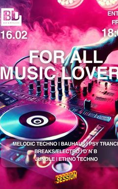 FOR ALL MUSIC LOVERS cover