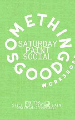 £15 Saturday Painting Social cover