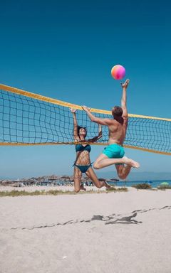 Beach Volleyball Fusion. Men Women mixed matches cover