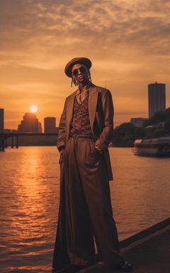 Sunset Stroll Along the Thames cover