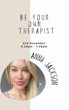 Be your own therapist with Anna Jackson cover