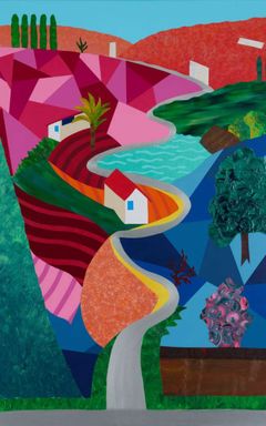 David Hockney Exhibition : Living in Colour cover