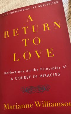 A Return to Love book club and discussion group cover