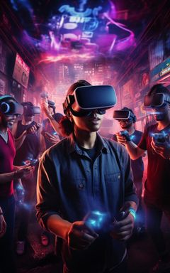 Gaming Night with Virtual Reality cover