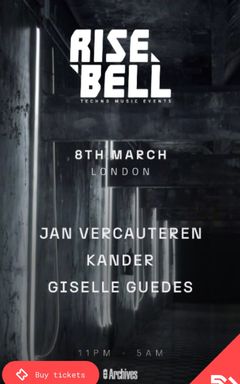 RISE BELL/ Jan Vercauteren Kander Giselle Guedes cover