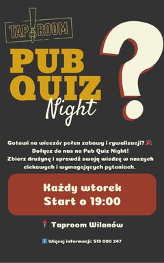 Taproom Quiz