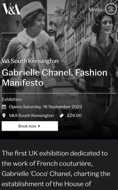 Gabrielle Chanel. Fashion Manifesto (V&A Museum) cover