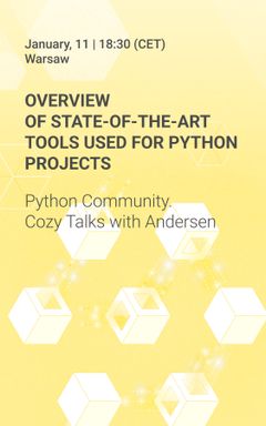 Python Community. Cozy Talks with Andersen! cover