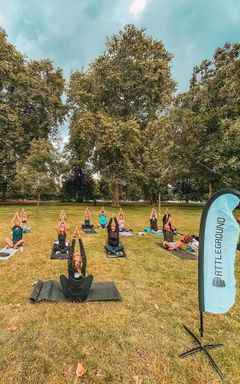 YOGA IN HYDE PARK cover