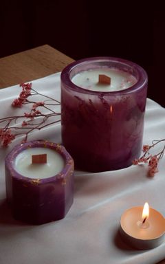 Свеча с нуля ✨ Эпоксидная смола , воск + аромамасла cover