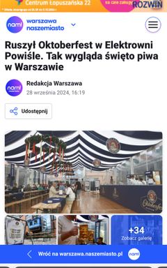 Oktoberfest na Elektrownie Powisle cover