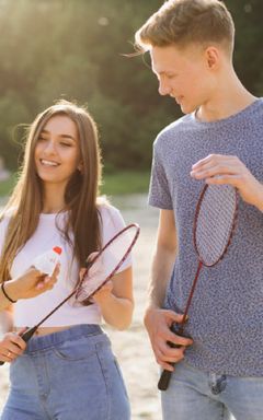 Let’s play badminton in central London cover