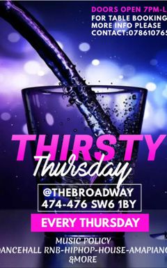 Thirsty Thursday DJ Live cover
