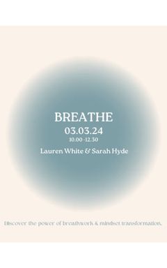 BREATHE with Lauren White and Sarah Hyde cover