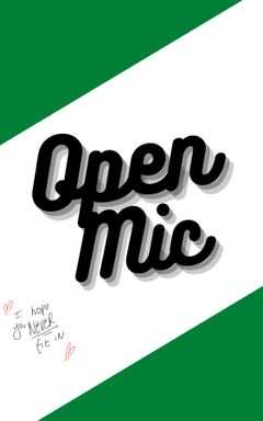 Open mic, Deep expression, Meaningful connections⚡️ cover