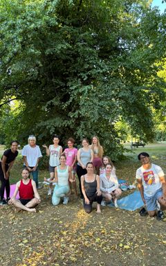 Yoga in Kensington Gardens on Wednesdays 6.30 pm cover
