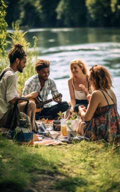 Artistic Picnic by the Vistula River cover