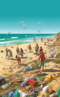 Volunteer Beach Cleanup Day cover