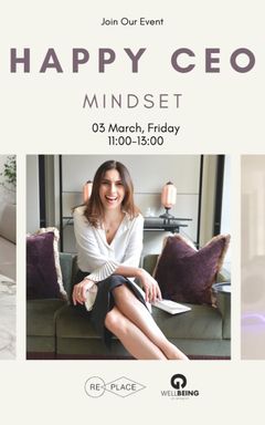 Wellbeing Friday-Happy CEO’s mindset. Book launch cover