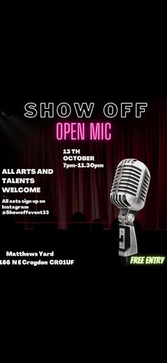 Open mic cover