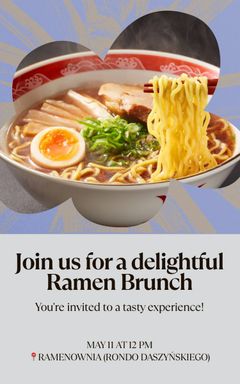 Ramen brunch cover