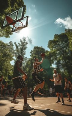 Basketball Pickup Game at Park Skaryszewski cover