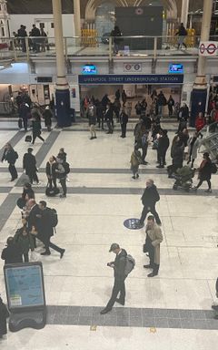 Xmas Flashmob at Liverpool Street Station cover