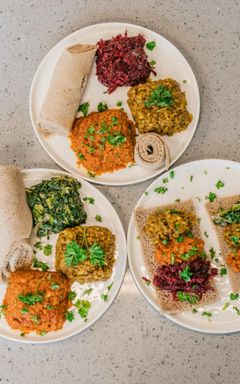 Ethiopian food gathering cover