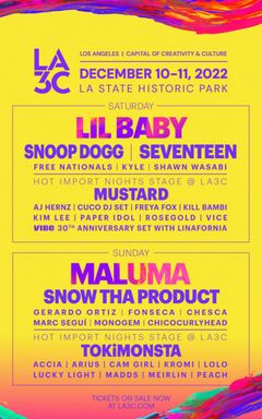 LA3C music festival cover