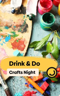 Drink & Do | Social Crafts Night 🎨 cover