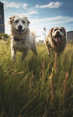 Dog Walking in Saxon Garden cover