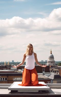 Rooftop Yoga with Panoramic Views cover