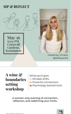 🍷🧠Sip & reflect: wine& boundaries setting workshop cover