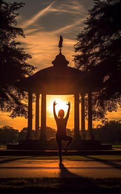 Outdoor Yoga and Mindful Meditation cover